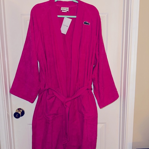Lacoste Intimates & Sleepwear Hot Pink Robe Poshmark
